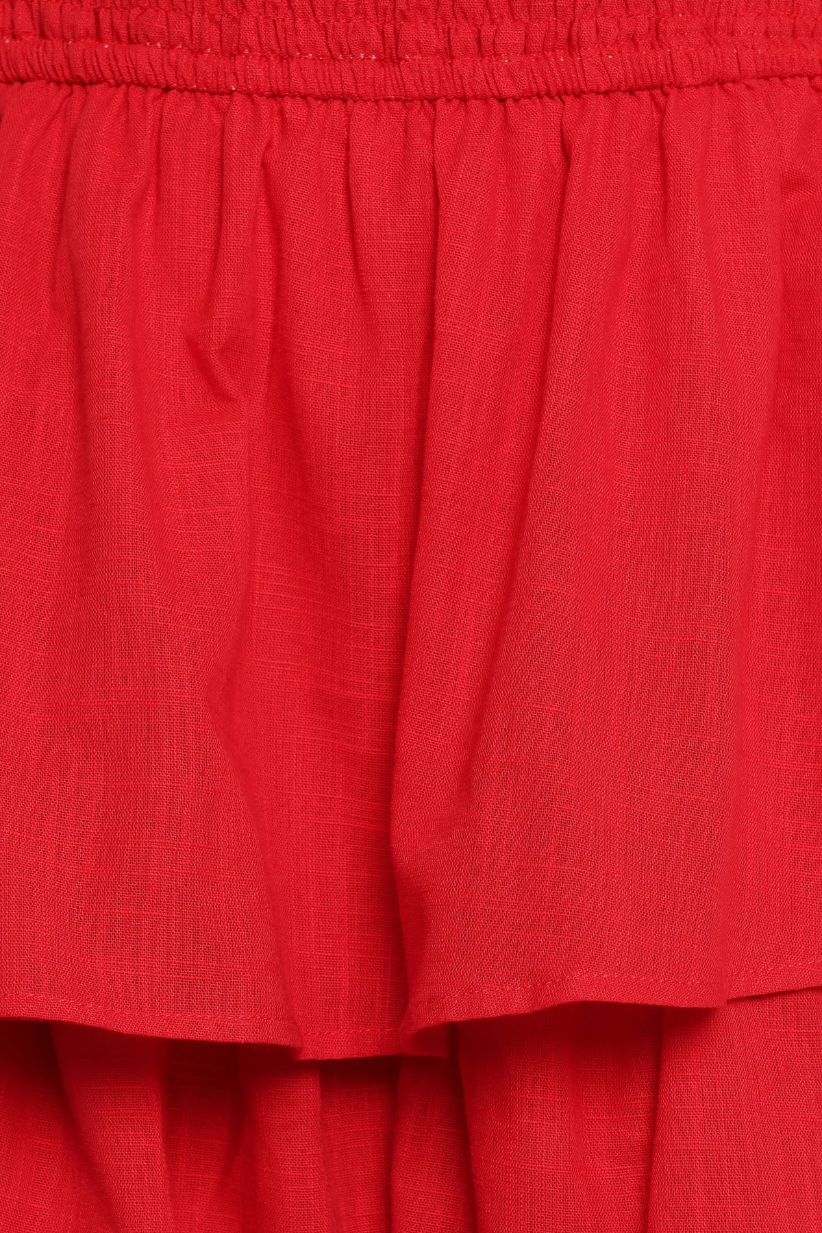 Arcadia Maxi Strapless Dress - Red - Image 7