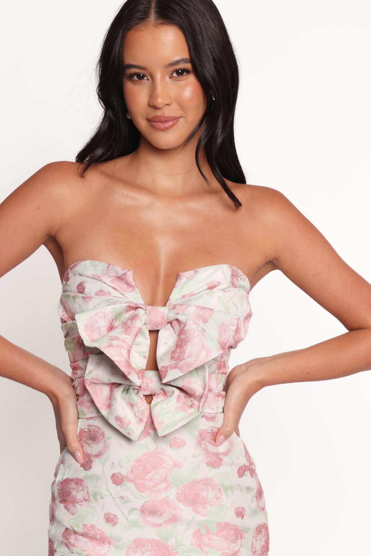 Fable Mini Dress - Pink Floral - Image 2