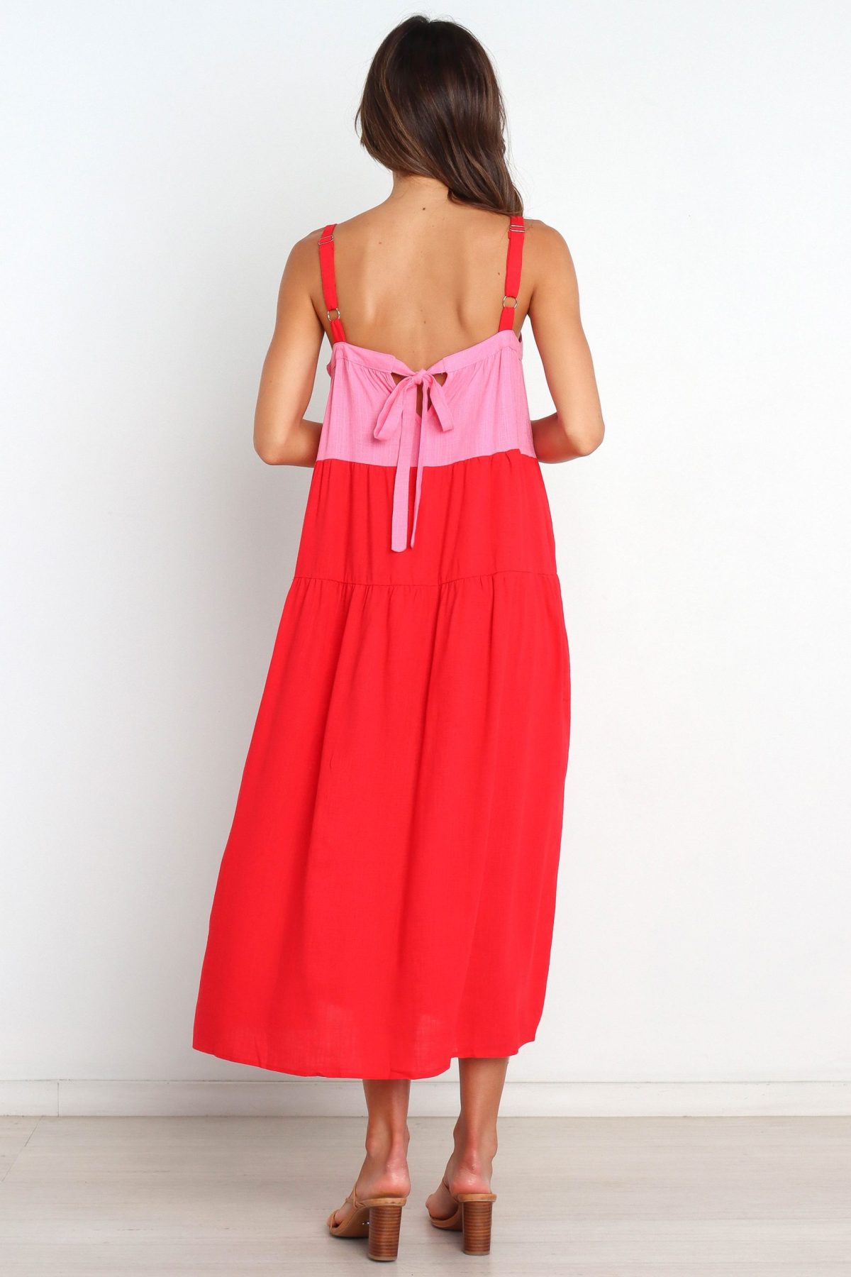 Aliana Dress - Pink Splice - Image 4