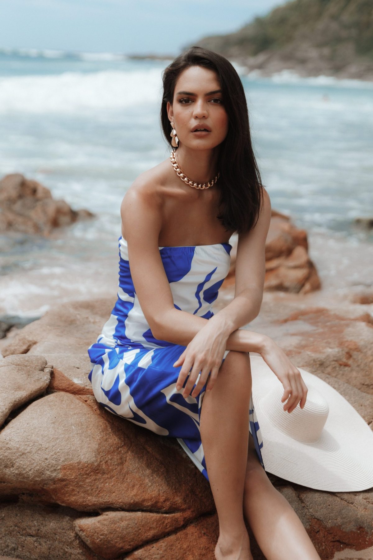 Angel Dress - Blue Swirl - Image 2
