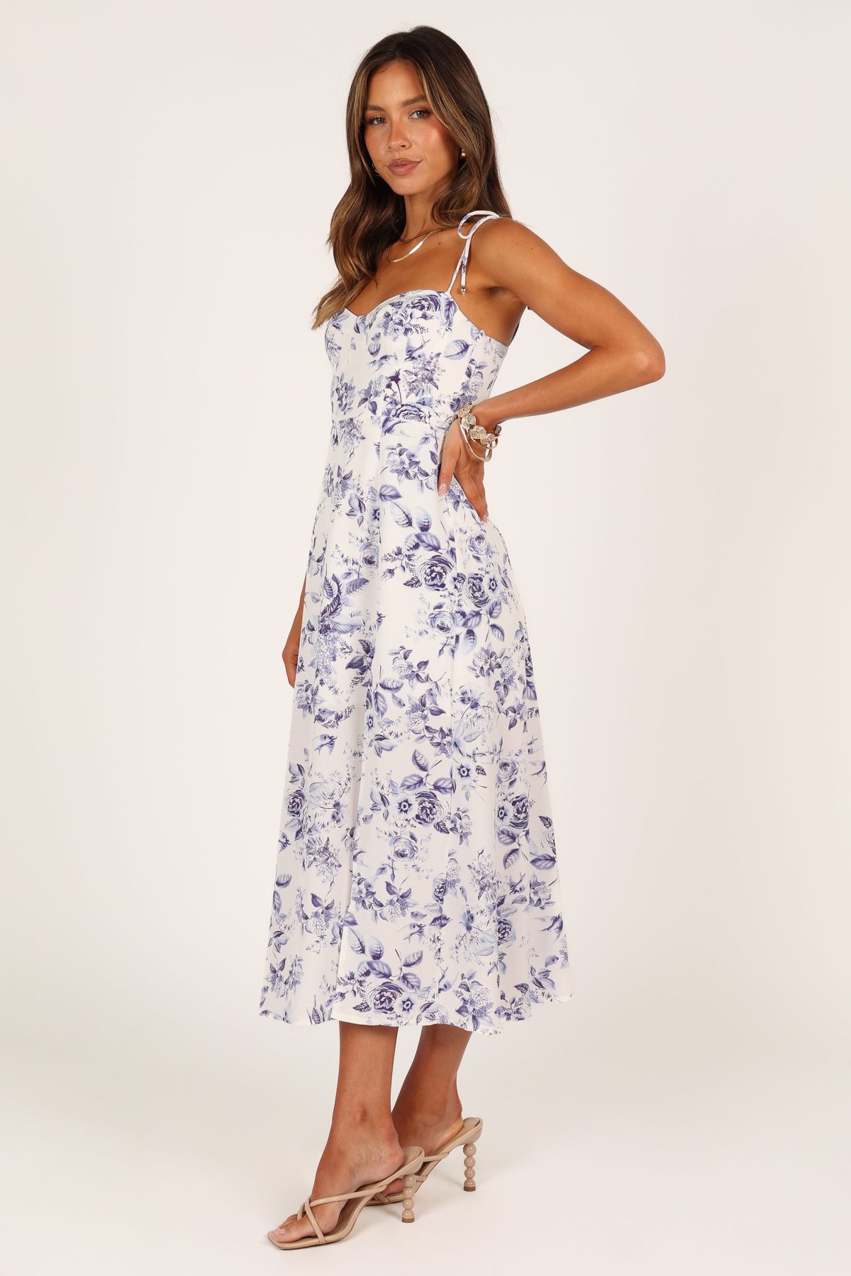 Azelia Dress - Blue Floral - Image 5