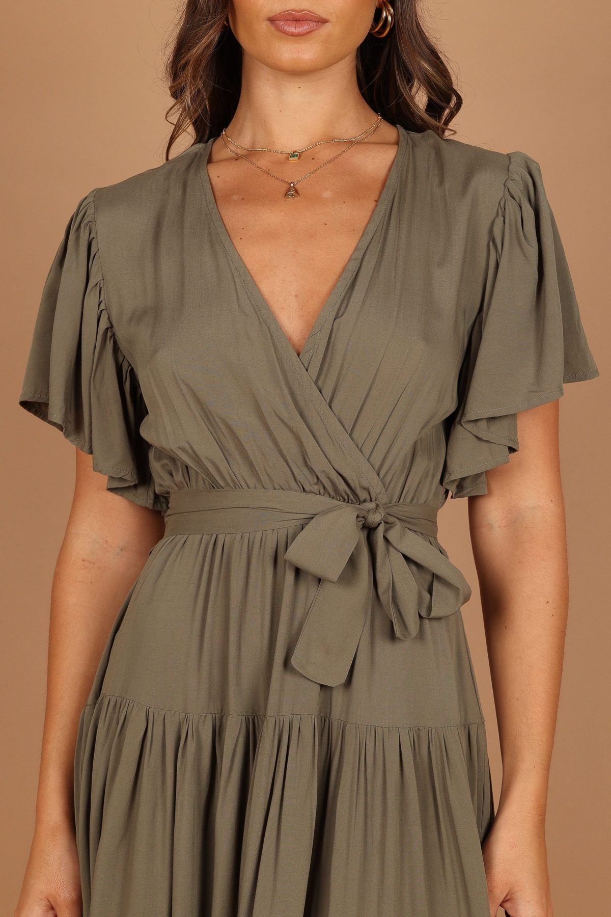 Barker Dress - Olive - Image 3