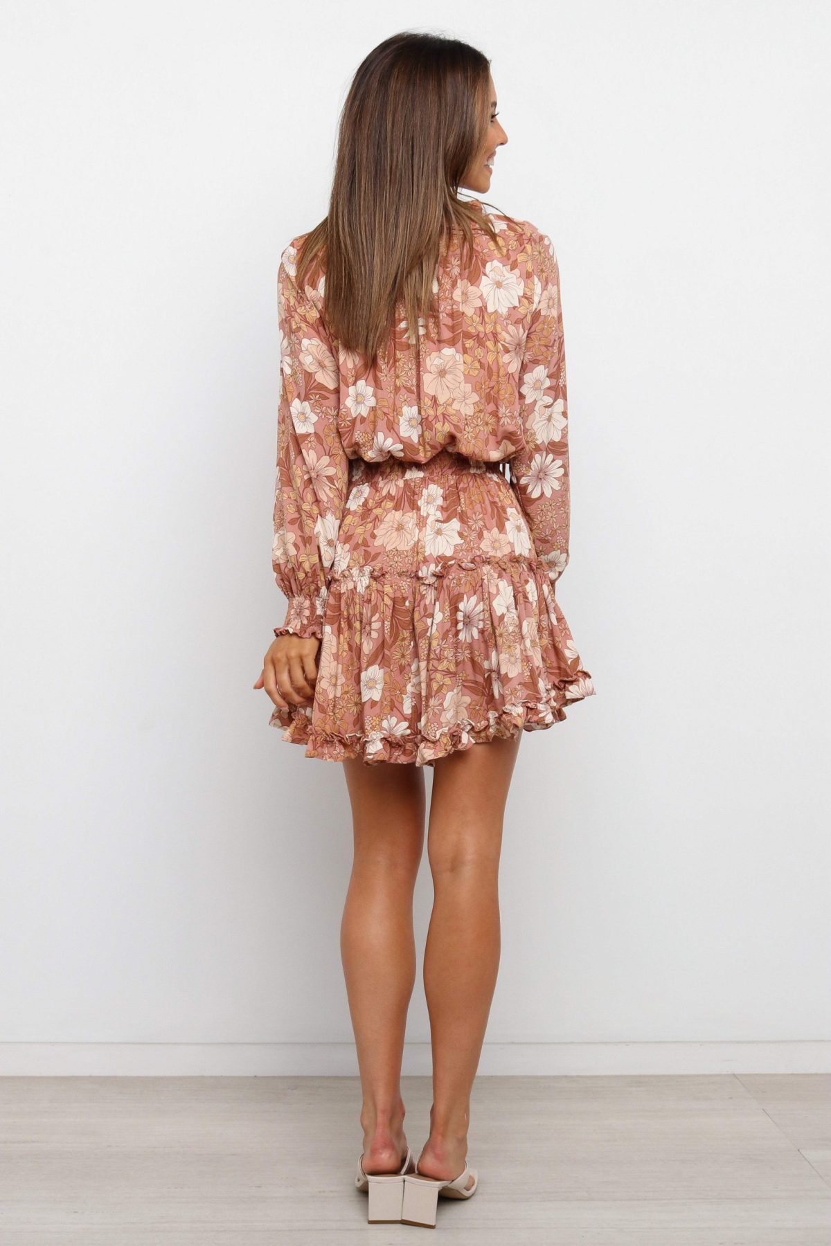 Kealan Dress - Brown - Image 5