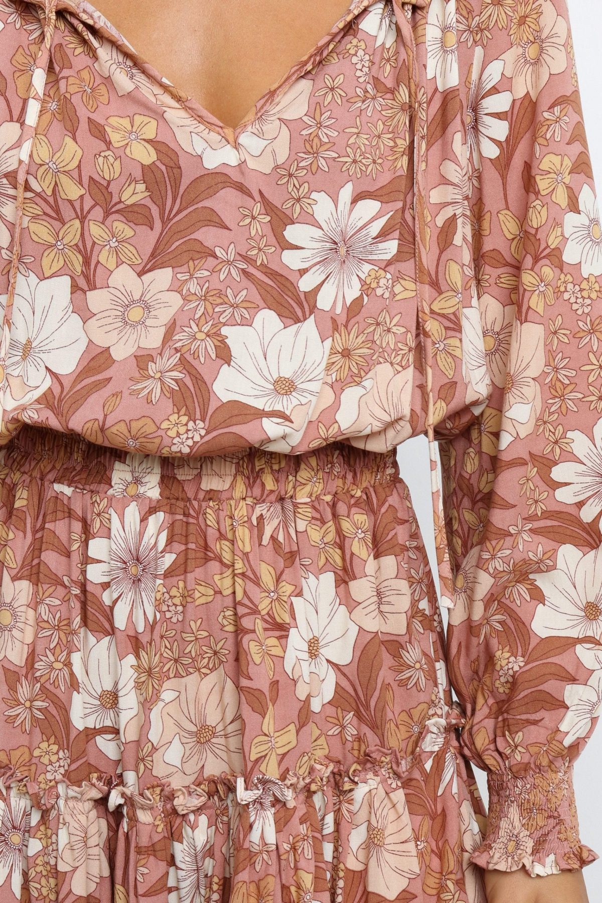 Kealan Dress - Brown - Image 7