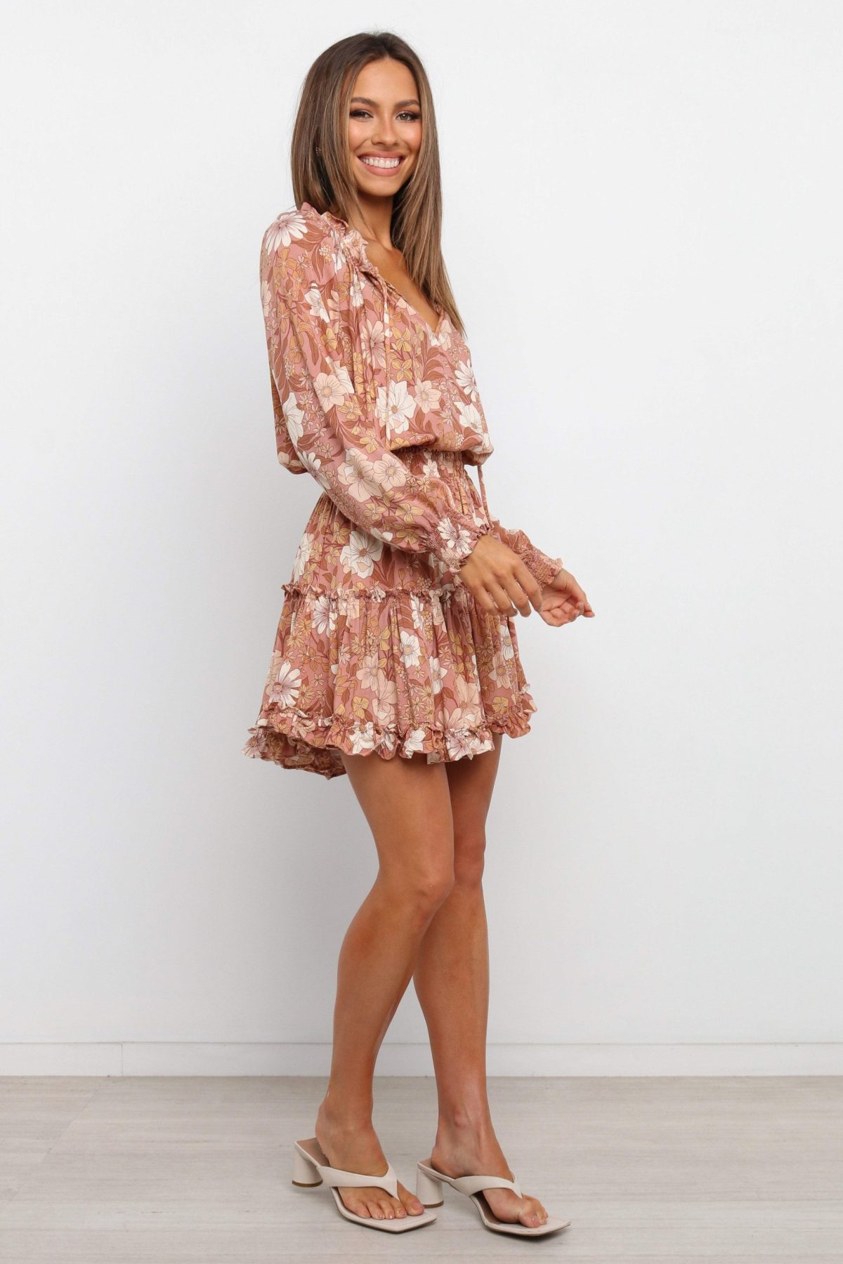 Kealan Dress - Brown - Image 6