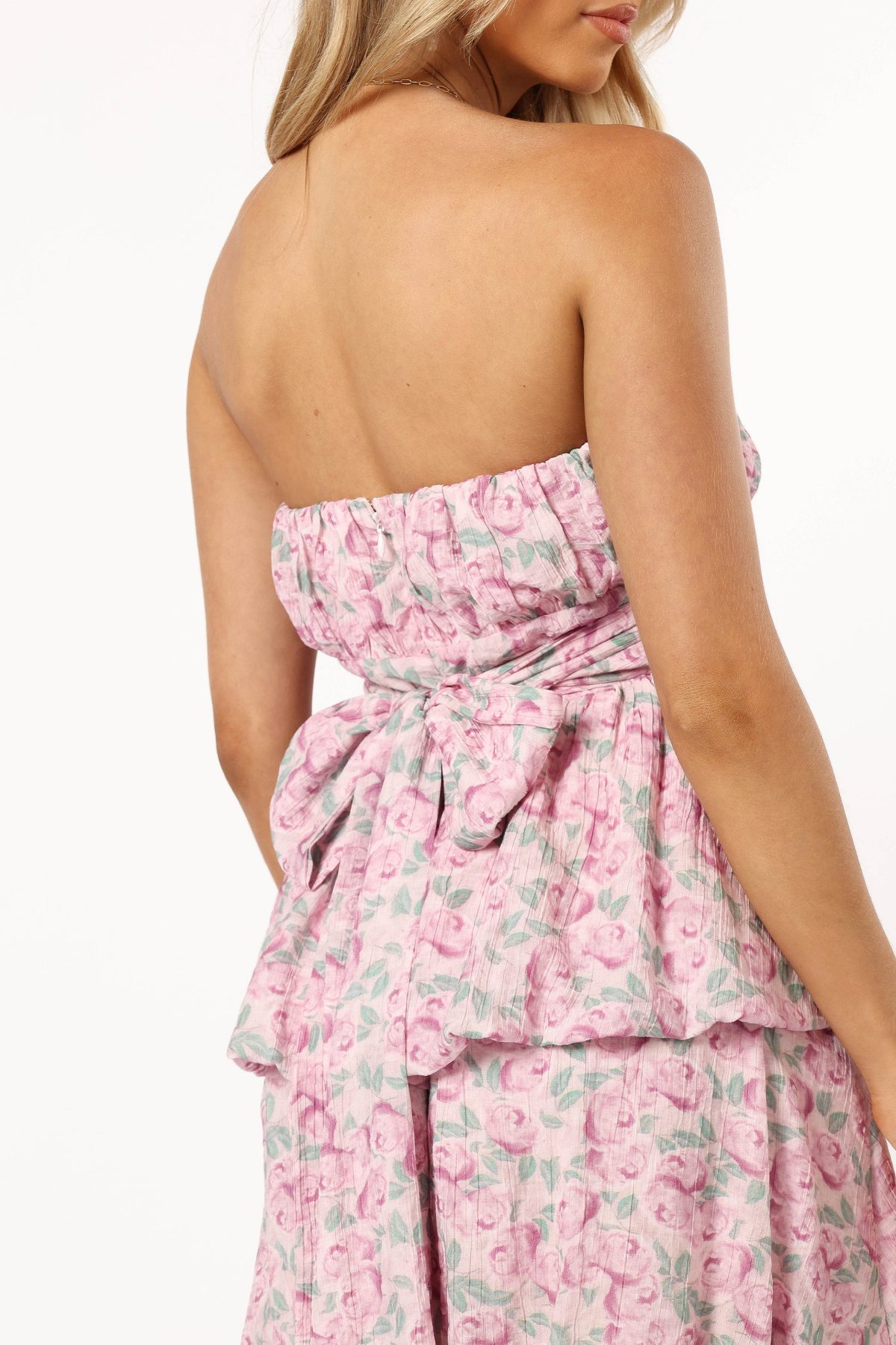 Kingsley Mini Ruffle Dress - Pink Purple - Image 4