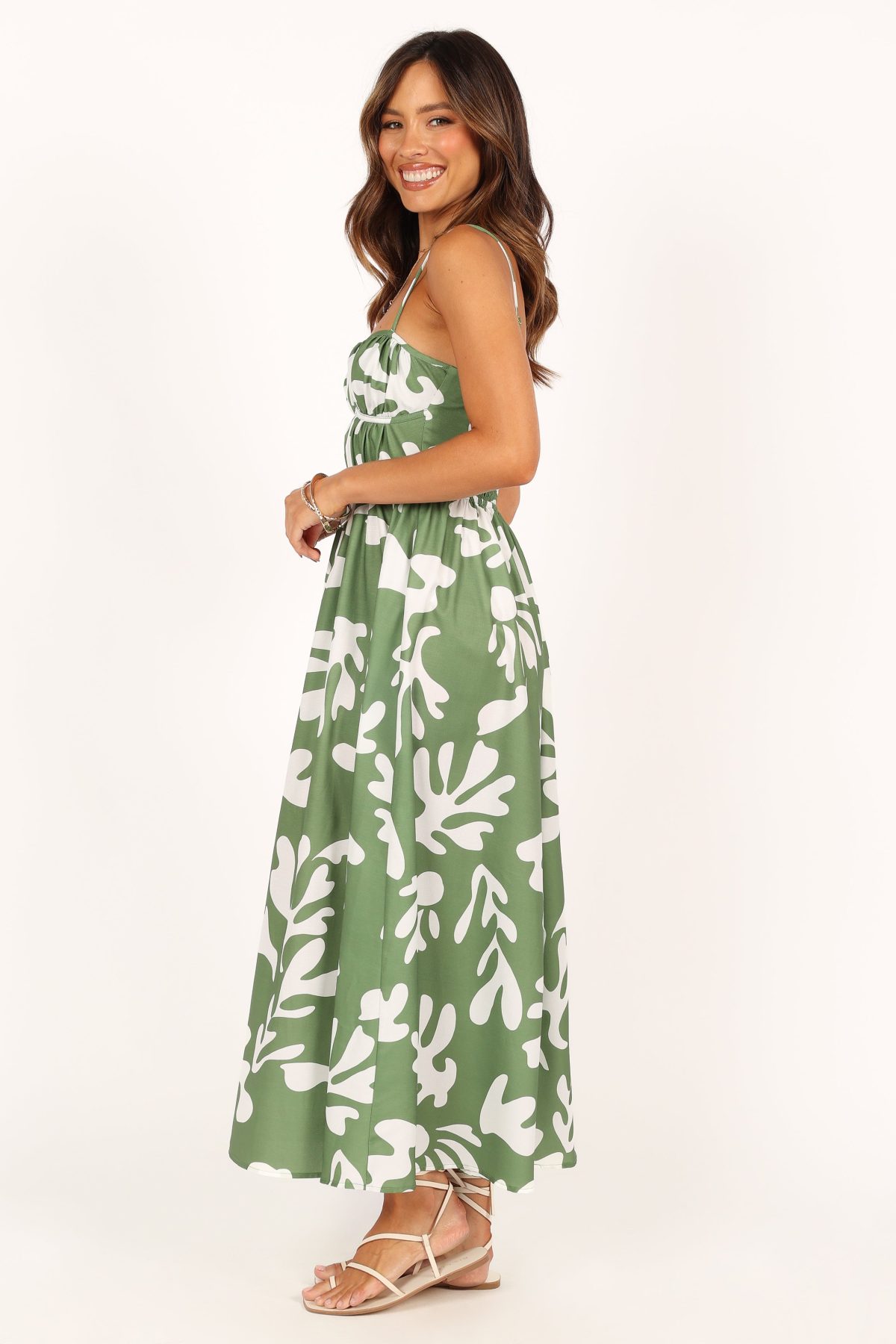 Payton Midi Dress - Khaki - Image 4