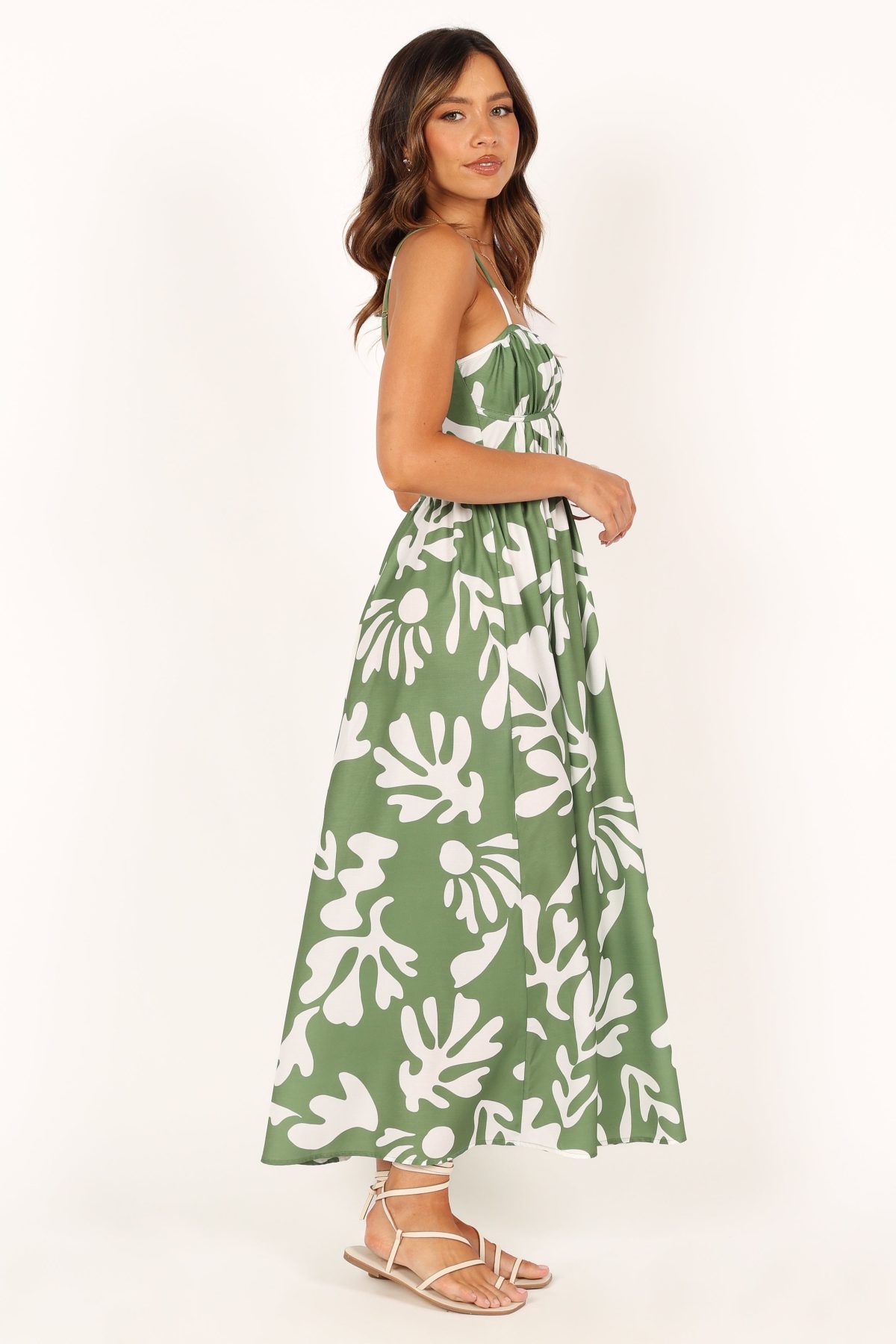 Payton Midi Dress - Khaki - Image 6