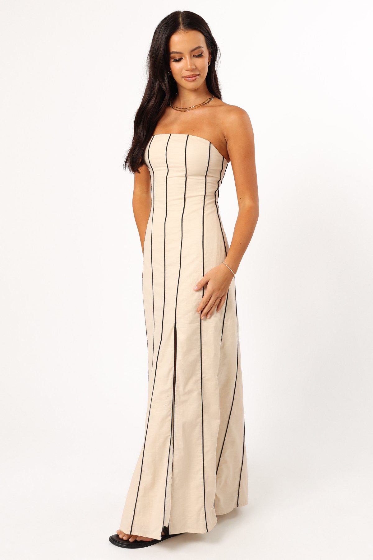 Ravello Maxi Dress - Cream - Image 3