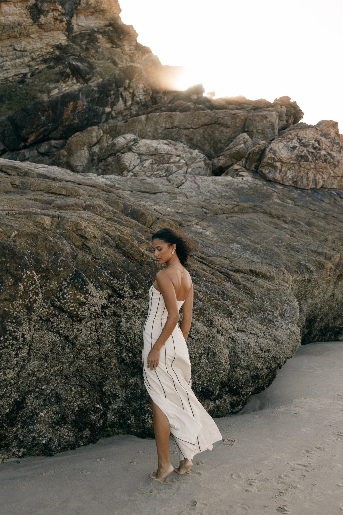 Ravello Maxi Dress - Cream - Image 2