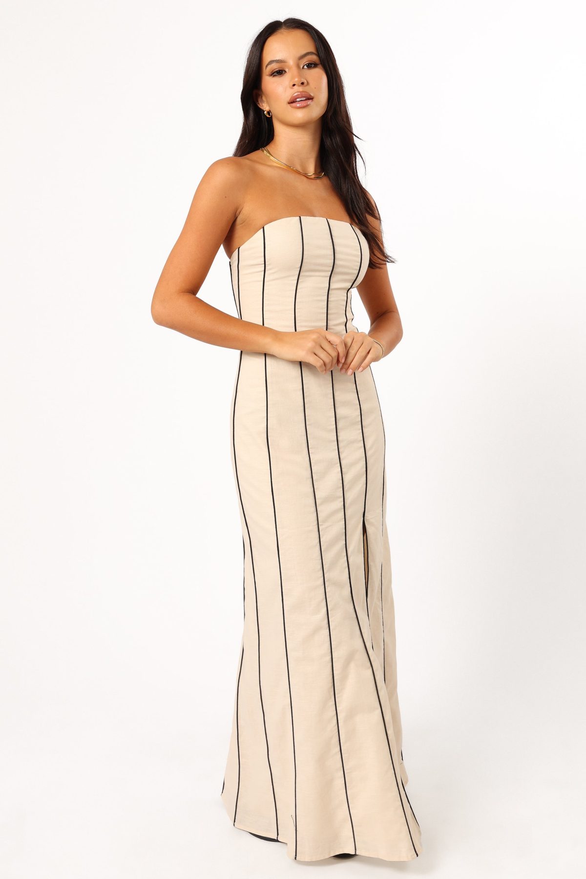 Ravello Maxi Dress - Cream - Image 8