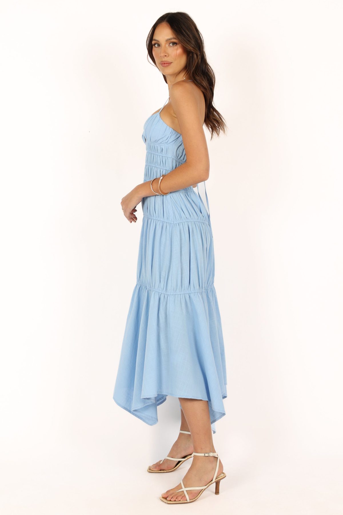 Riley Midi Dress - Blue - Image 9