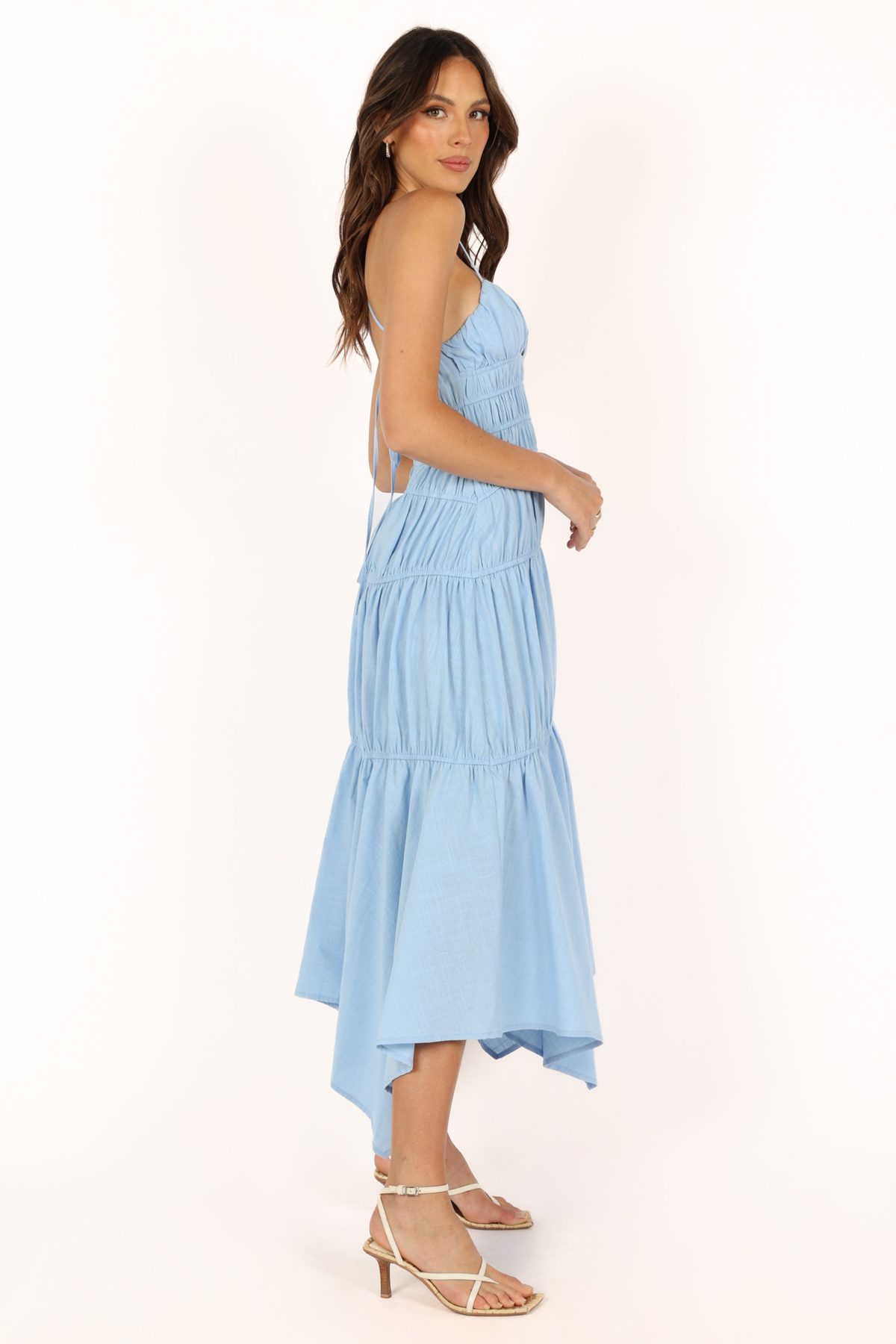 Riley Midi Dress - Blue - Image 11