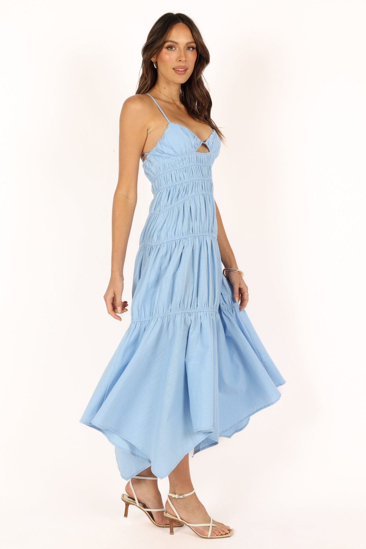 Riley Midi Dress - Blue - Image 12