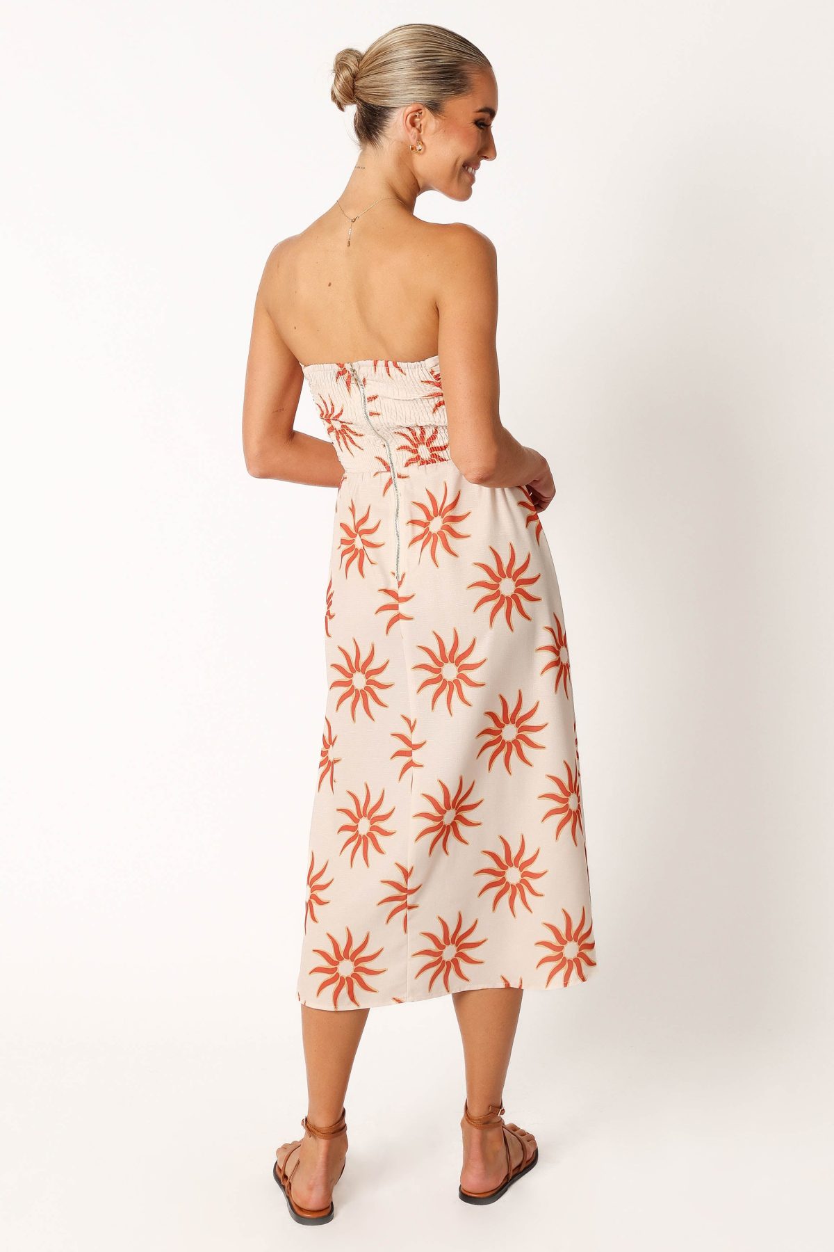 Ryder Strapless Midi Dress - Soleil - Image 3
