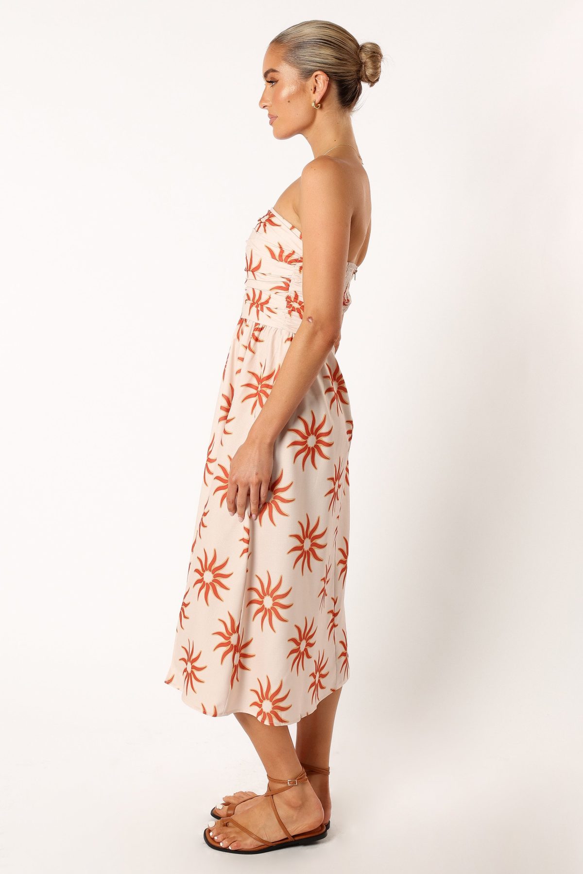 Ryder Strapless Midi Dress - Soleil - Image 4