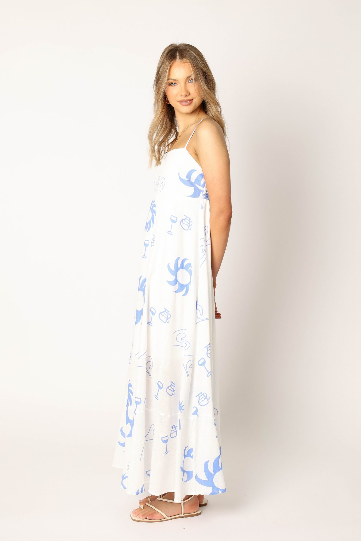 Seville Maxi Dress - Blue Wave - Image 5