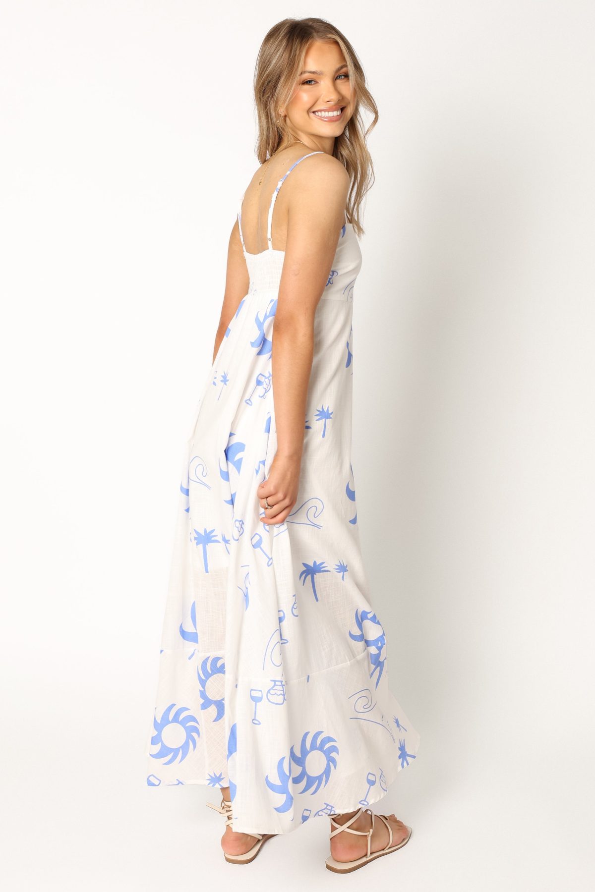 Seville Maxi Dress - Blue Wave - Image 4