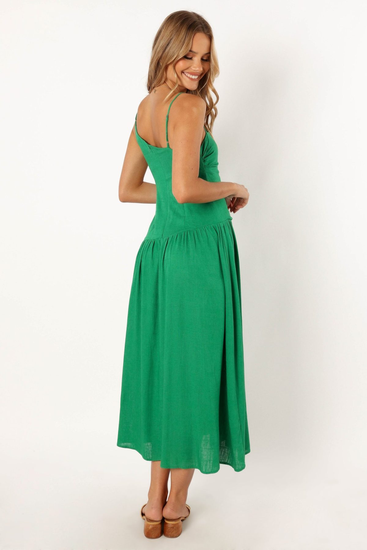 Shiloh Midi Dress - Green - Image 6