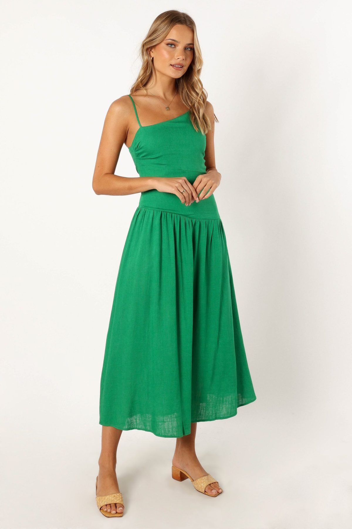 Shiloh Midi Dress - Green - Image 7