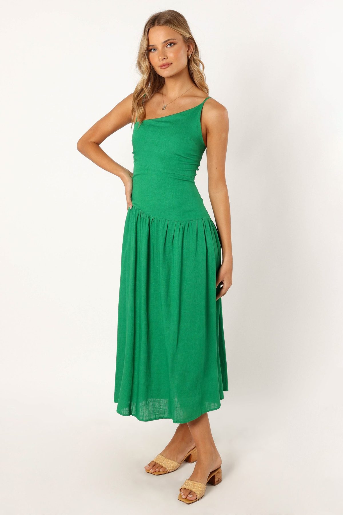 Shiloh Midi Dress - Green - Image 5