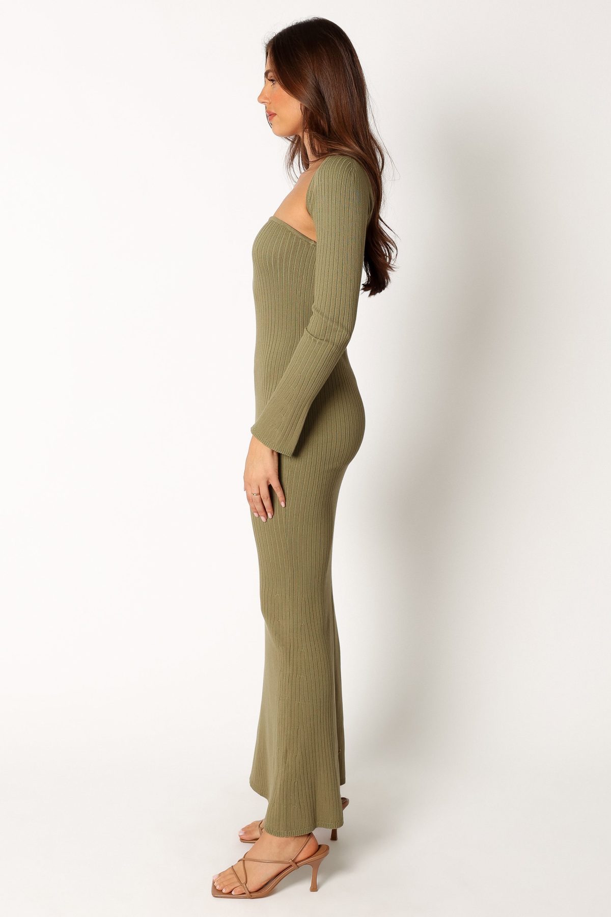 Vita Maxi Dress - Khaki - Image 8