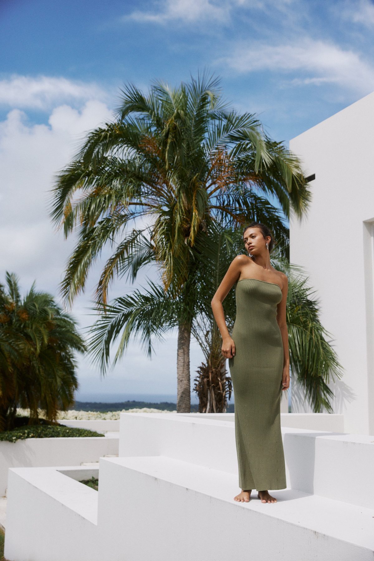 Vita Maxi Dress - Khaki - Image 2